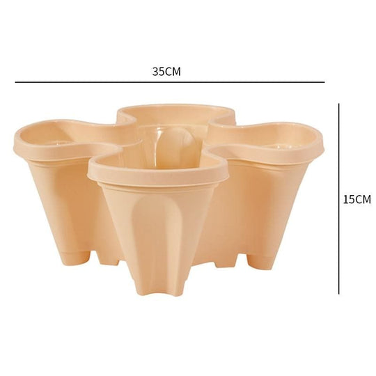 (1+1 FREE) Vertical Stacking Plant Pots - beumoonshop