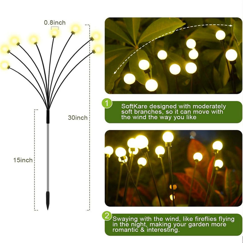 (2+1 FREE) Firefly Glow: Solar Garden Ambiance Light - beumoonshop