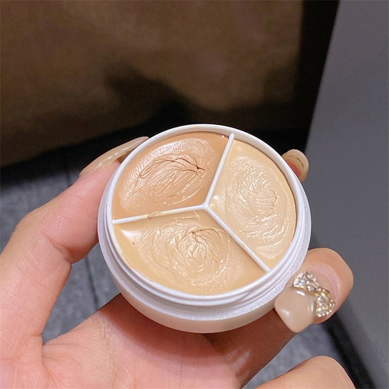 3 Color Concealer Palette Cream - beumoonshop