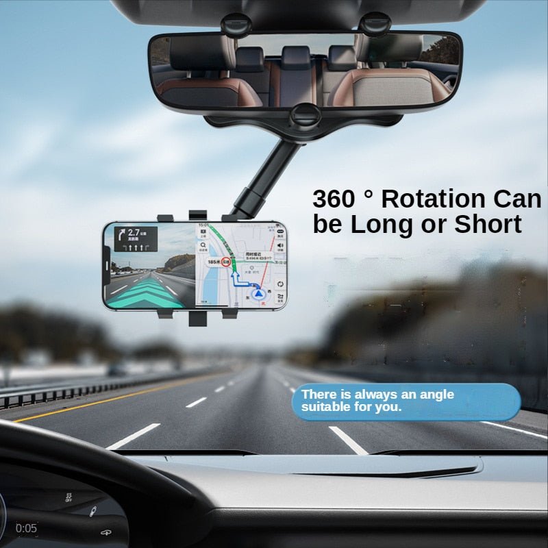 360° Rearview Mirror Phone Holder - beumoonshop