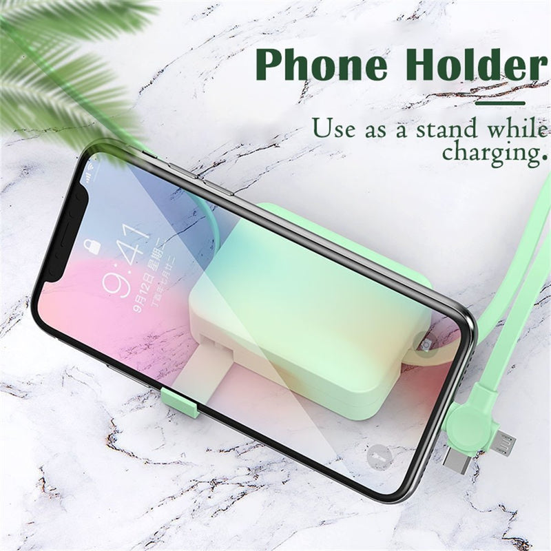 3in1 Cable Phone Holder - beumoonshop