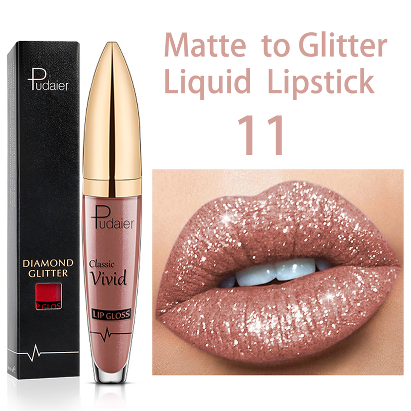 18 Colors Diamond Glitter Lip Gloss