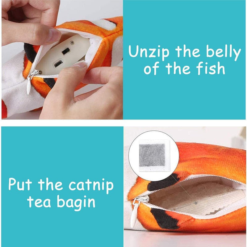 Cat Toy Dancing Fish - beumoonshop