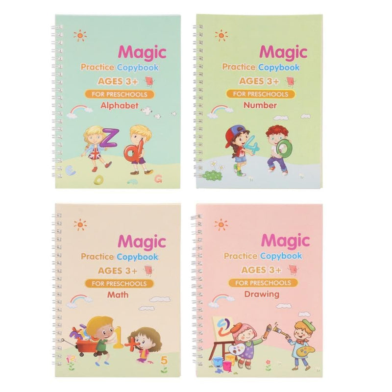 Children's Magic Books 3D Calligraphy Copybooks - beumoonshop