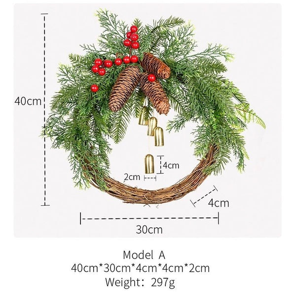 Christmas Boho Wreath - beumoonshop
