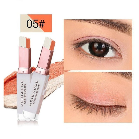 Double Color Glitter Eye shadow Stick - beumoonshop