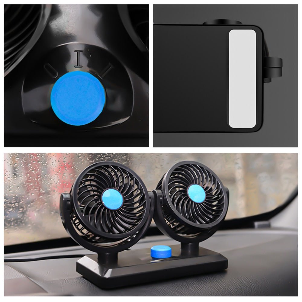 Double Cooling Car Fan - CoolingAir - beumoonshop