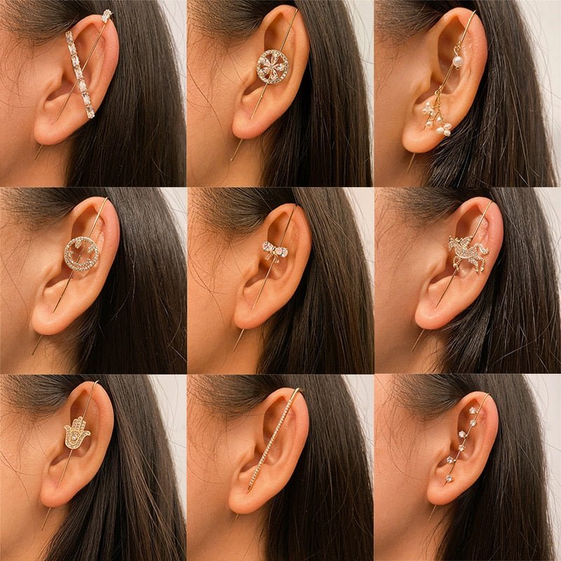 Earrings Ear Wrap - beumoonshop