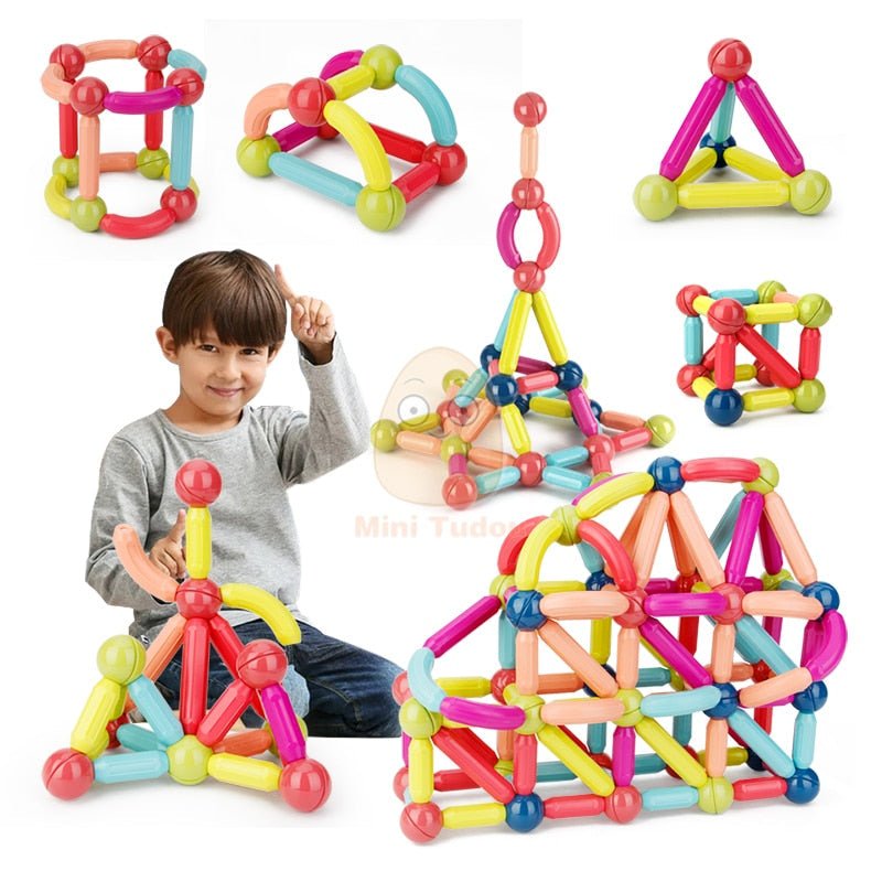 Educational Magnet Building Blocks Toy Set - beumoonshop