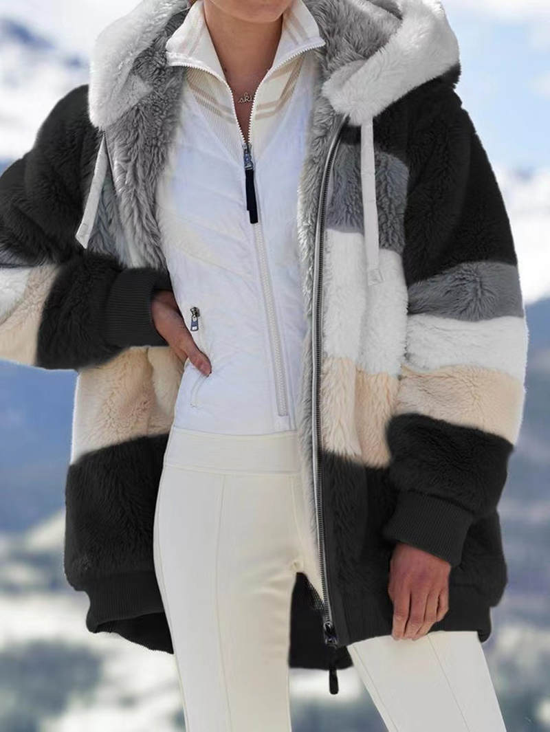 Fluffy Winter Women's jacket - beumoonshop