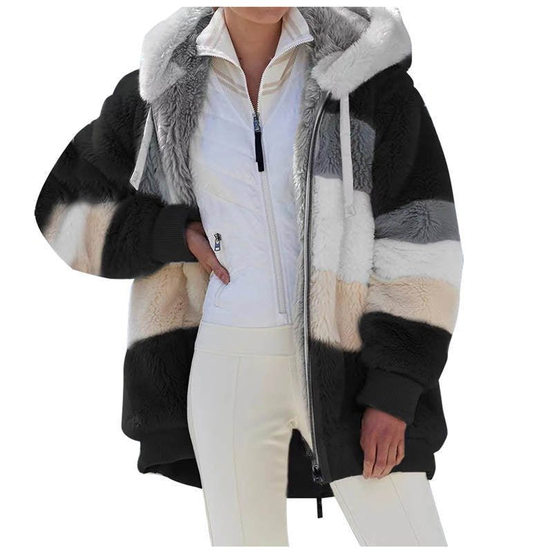 Fluffy Winter Women's jacket - beumoonshop