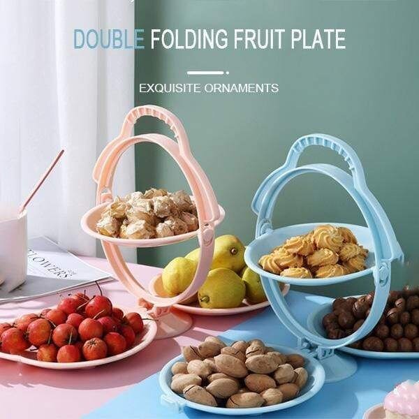 Folding 3-layer fruit plate - beumoonshop