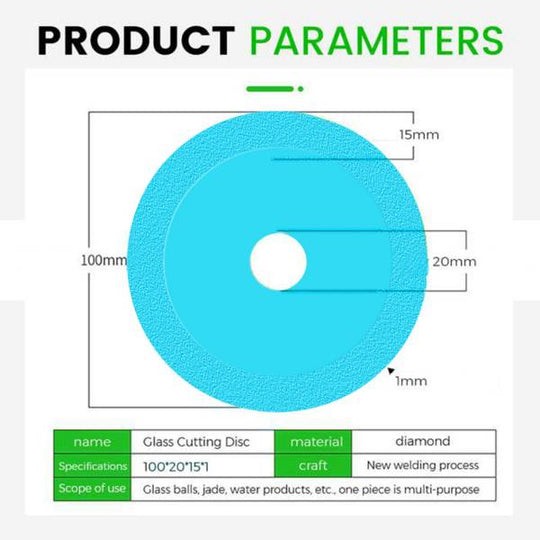 Glass Cutting Disc Ceramic - beumoonshop