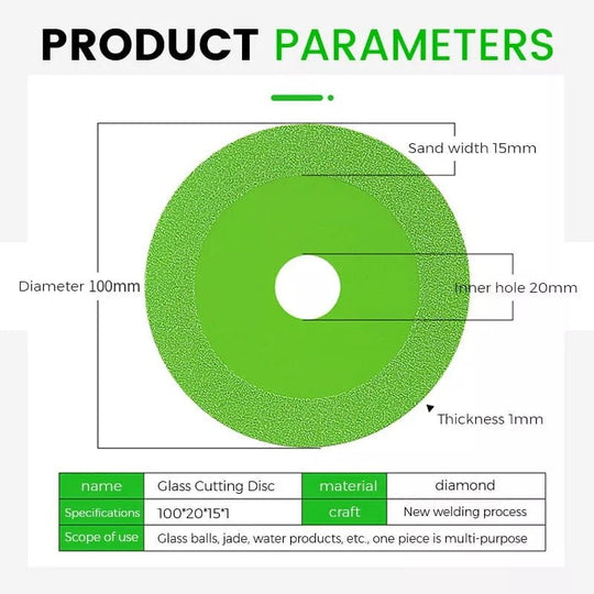 Glass Cutting Disc Ceramic - beumoonshop