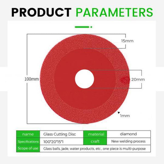 Glass Cutting Disc Ceramic - beumoonshop