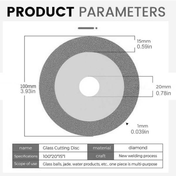 Glass Cutting Disc Ceramic - beumoonshop