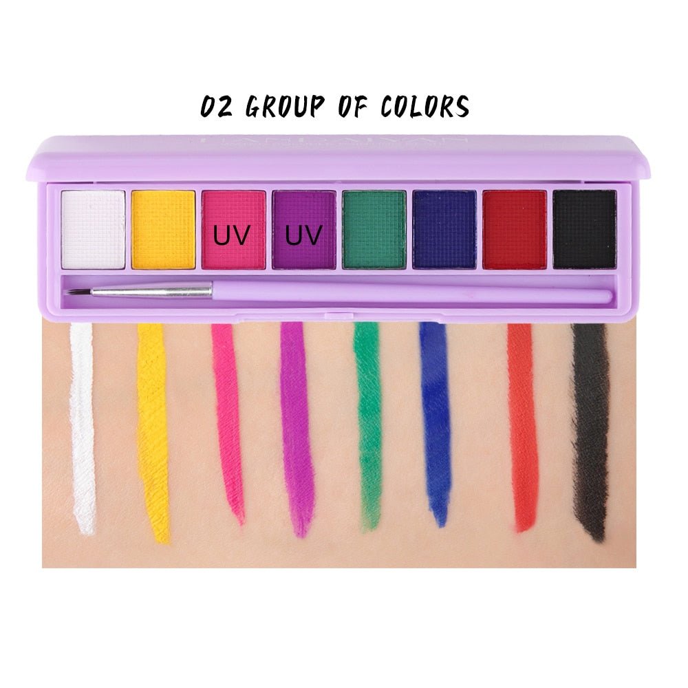 Glow-in-the-Dark UV Light Eye Shadow Palette - beumoonshop