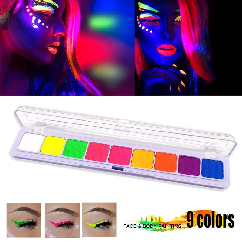 Glow-in-the-Dark UV Light Eye Shadow Palette - beumoonshop