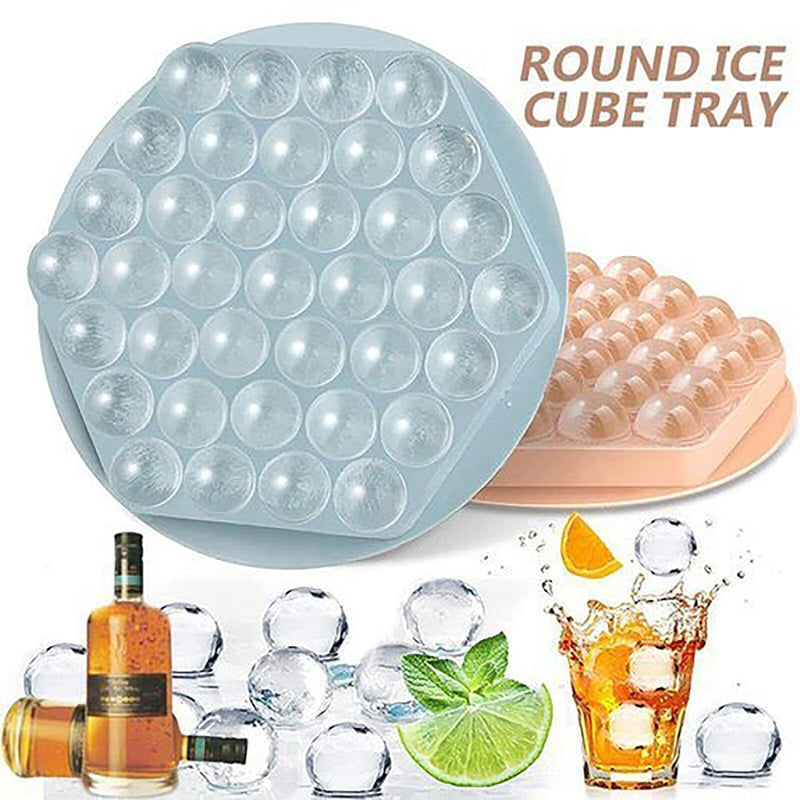 Hexagon Round Ice Cube Tray - beumoonshop