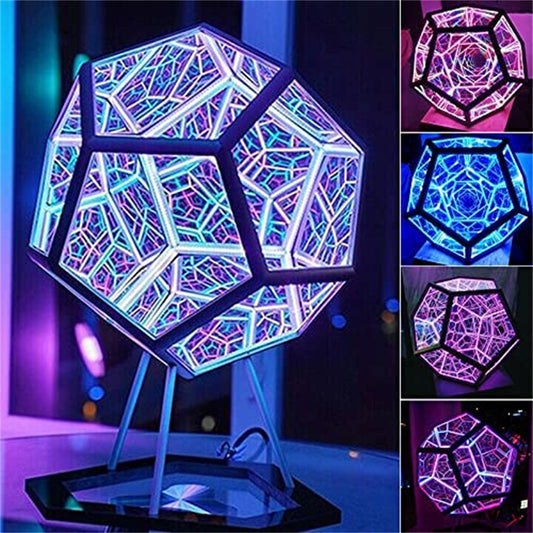 Infinite Dodecahedron Color Art Light - beumoonshop