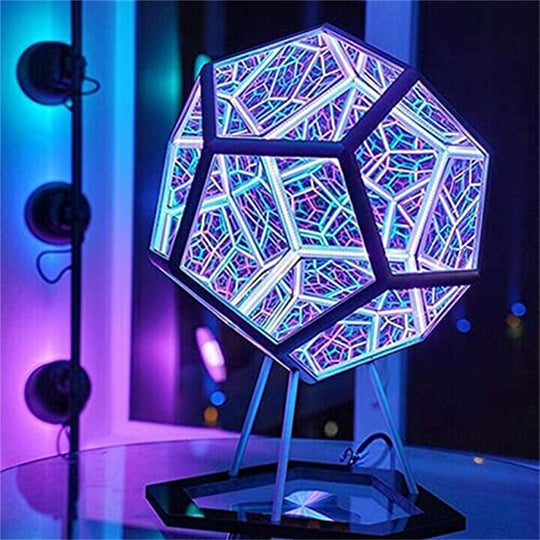 Infinite Dodecahedron Color Art Light - beumoonshop