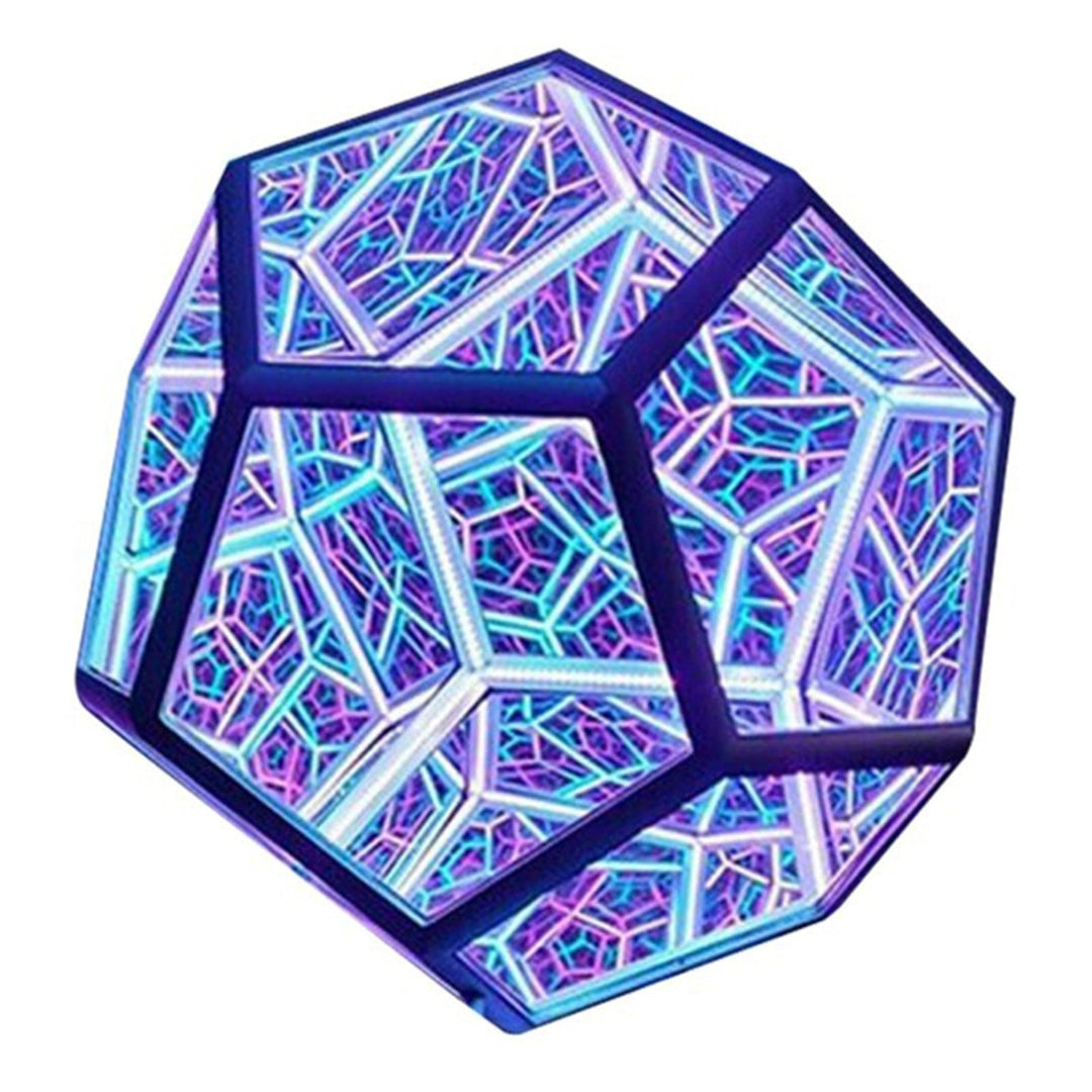 Infinite Dodecahedron Color Art Light - beumoonshop