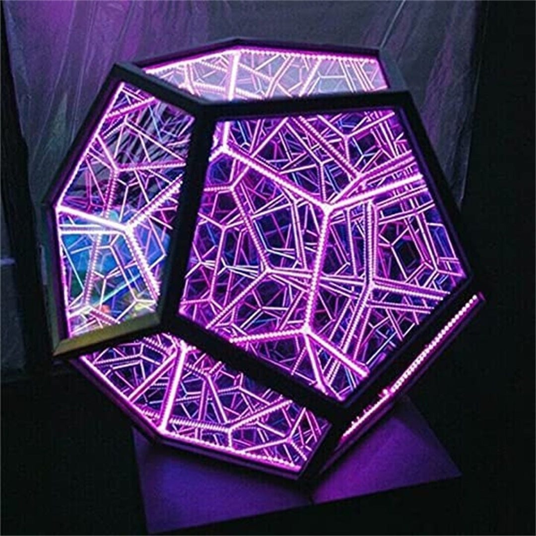 Infinite Dodecahedron Color Art Light - beumoonshop