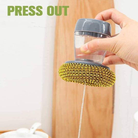 Kitchen Soap Dispensing Palm Brush - beumoonshop