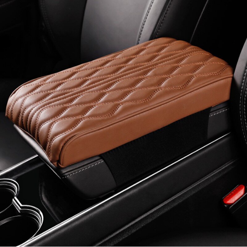 Leather Car Armrest Box Pad - beumoonshop