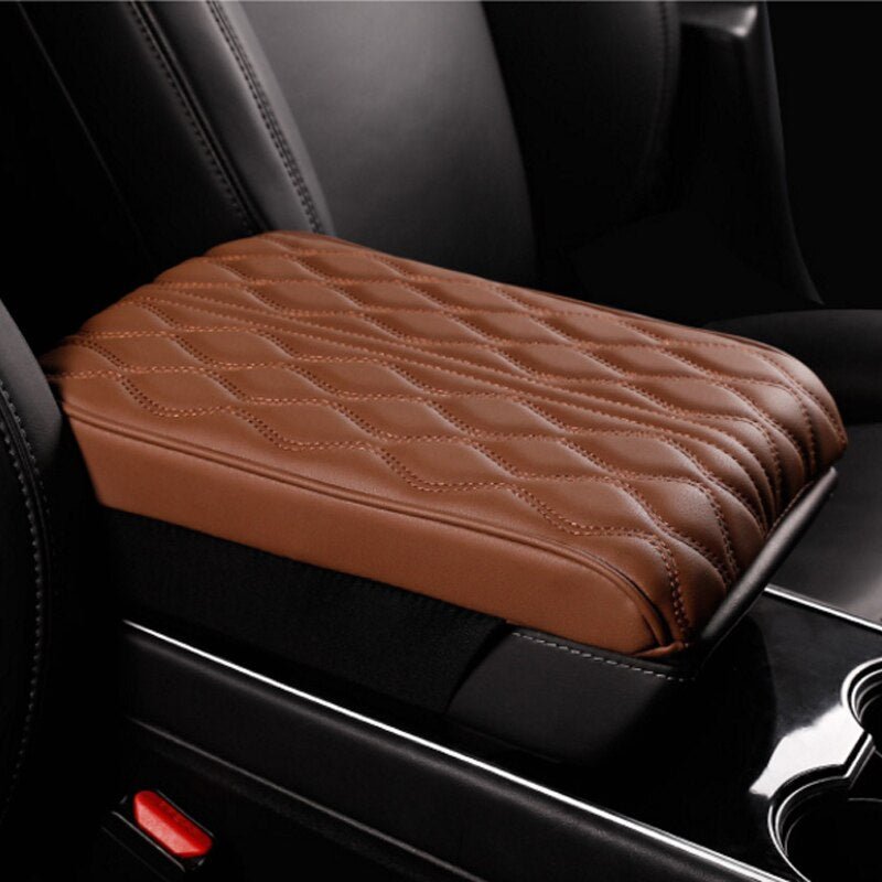 Leather Car Armrest Box Pad - beumoonshop