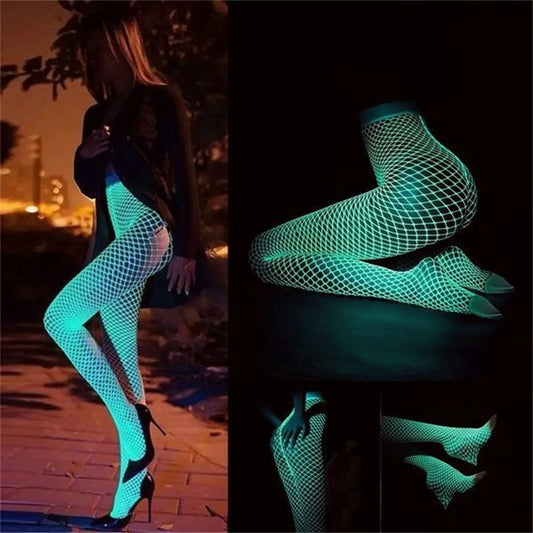 Luminous Fishnet Stockings - beumoonshop