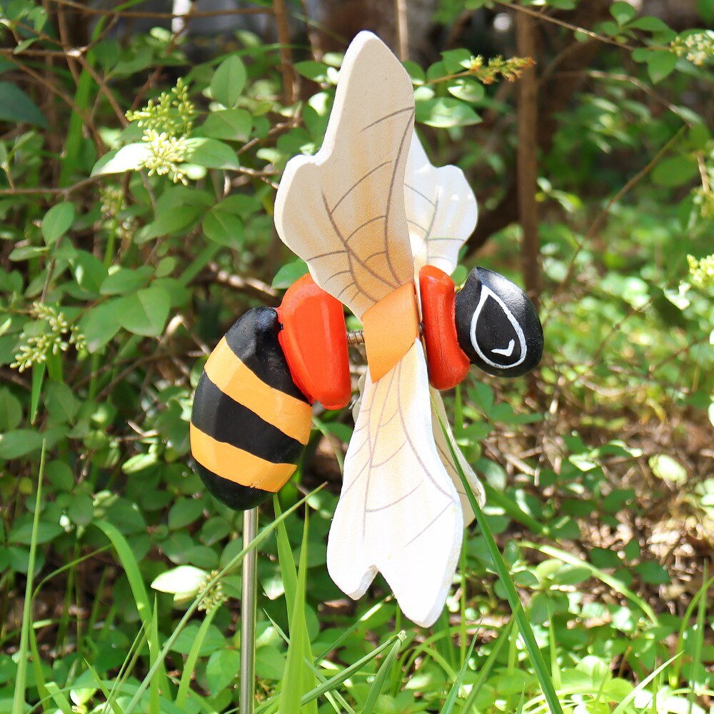 Miss Bee Garden Art Decor Whirligigs Wind Spinners - beumoonshop