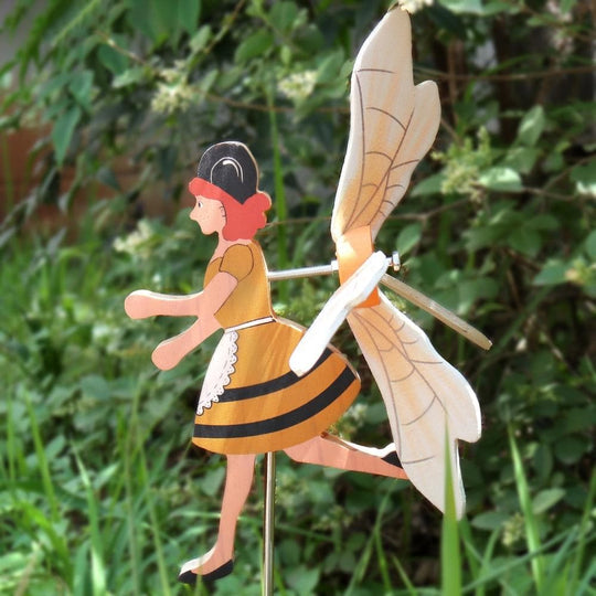 Miss Bee Garden Art Decor Whirligigs Wind Spinners - beumoonshop