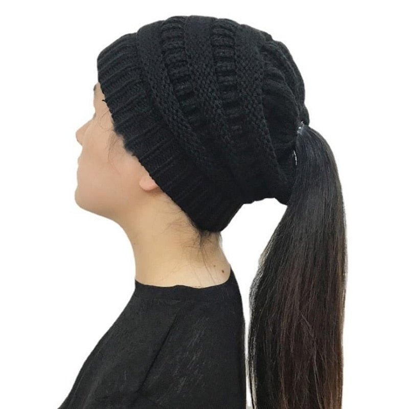 Ponytail Beanie - beumoonshop