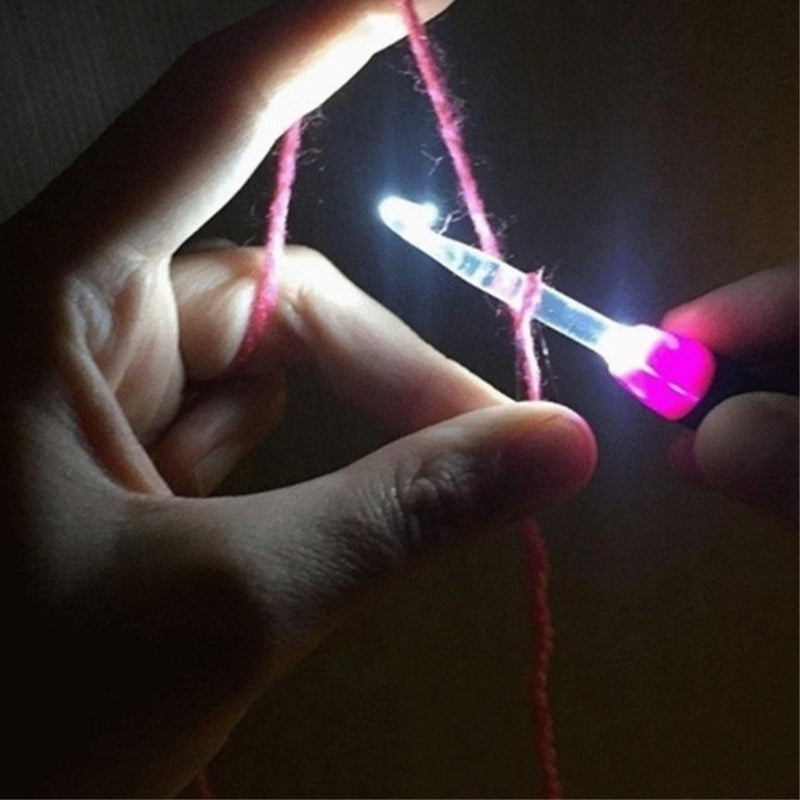 Rechargeable Light-Up Crochet Hooks Set - beumoonshop