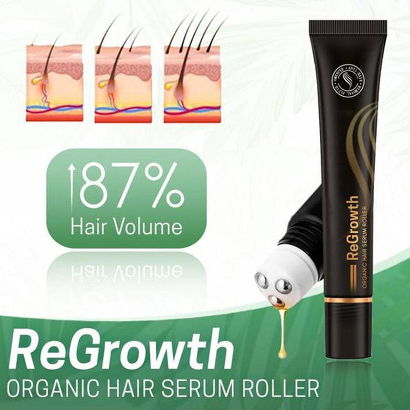 Regrowth Organic Hair Serum Roller - beumoonshop