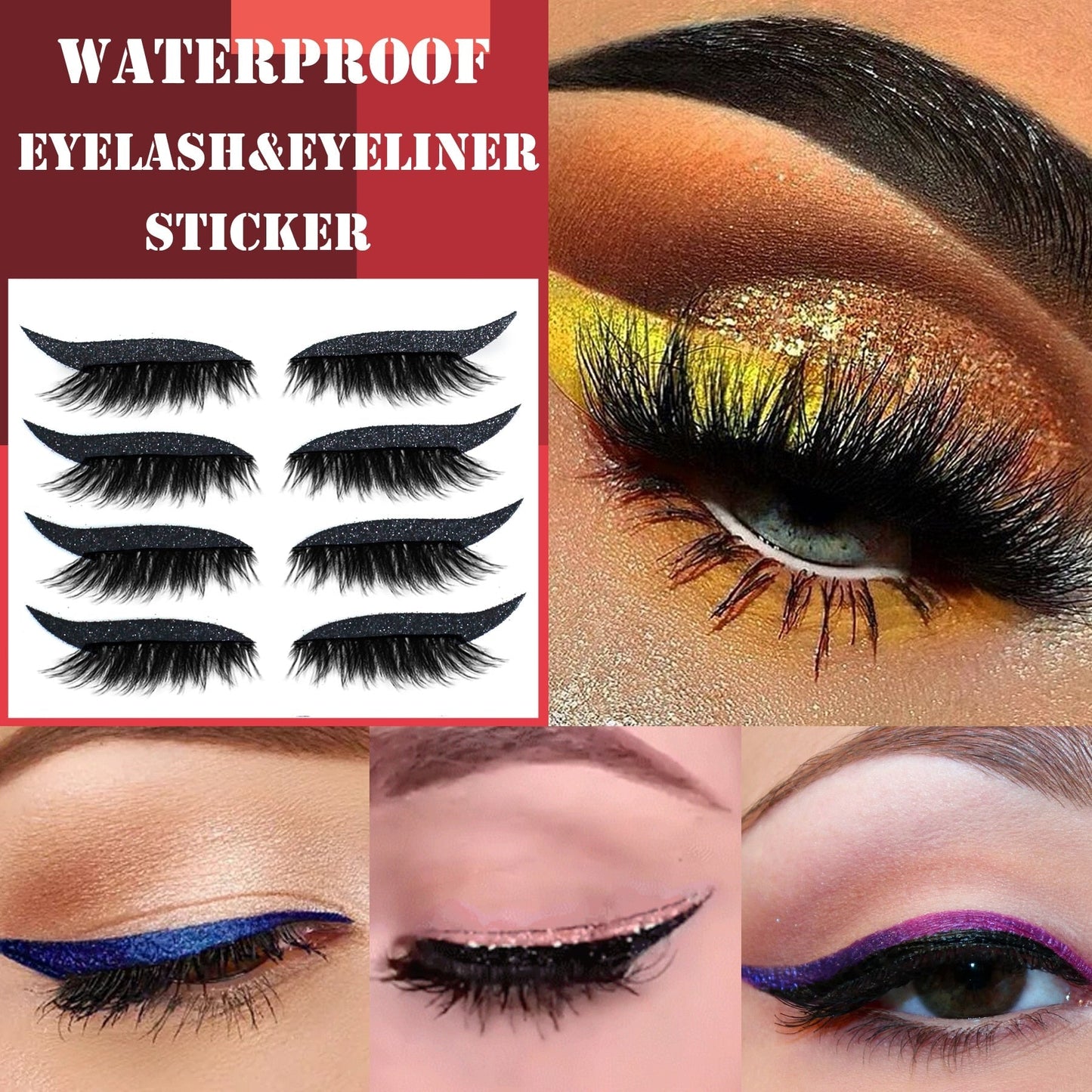 Reusable Eyeliner & Lashes Stickers - beumoonshop