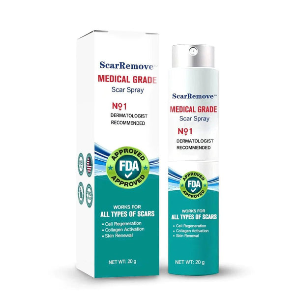 ScarRemoveTM Advanced Scar Spray For All Types of Scars - For example Acne Scars, Surgical Scars and Stretch Marks - beumoonshop