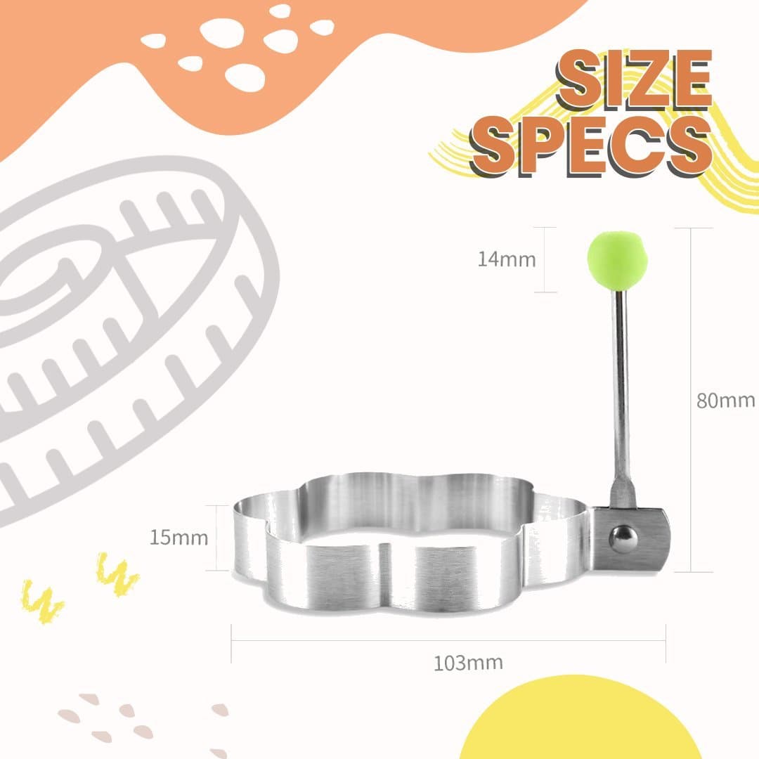 Set Stainless Steel Egg Shaper - beumoonshop