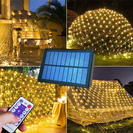 Solar Net String Lights - beumoonshop