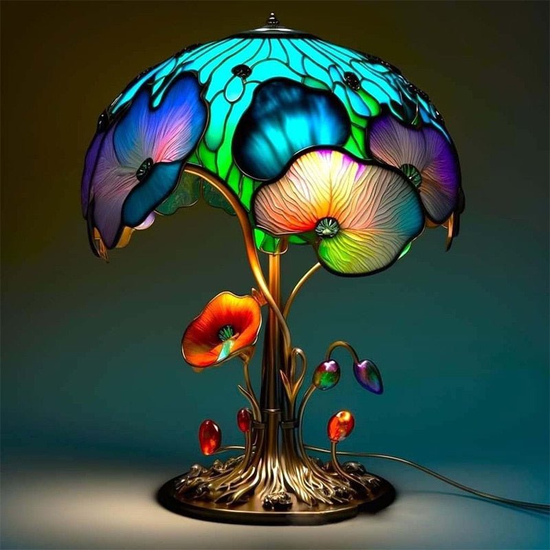 Stained Glass Table Lamp - beumoonshop