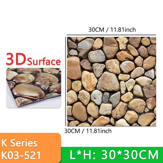 Stick-On 3D Wall Tiles - beumoonshop