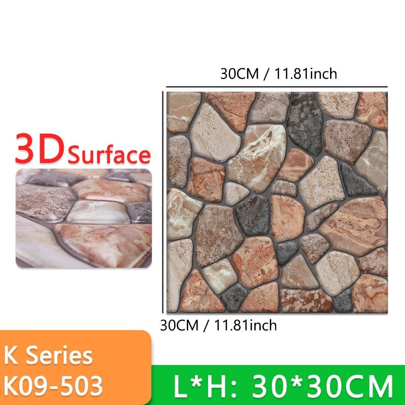 Stick-On 3D Wall Tiles - beumoonshop