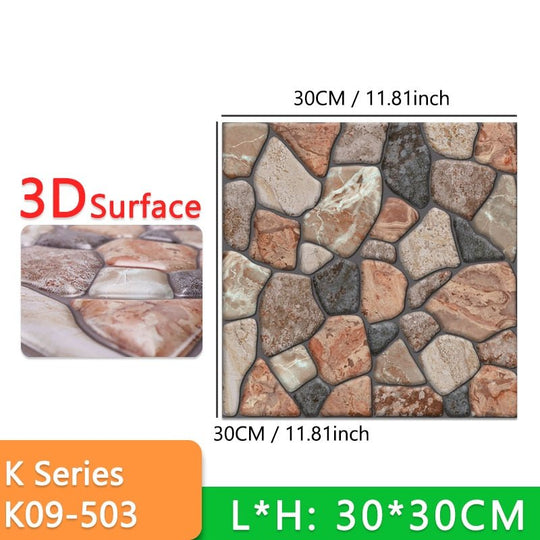 Stick-On 3D Wall Tiles - beumoonshop