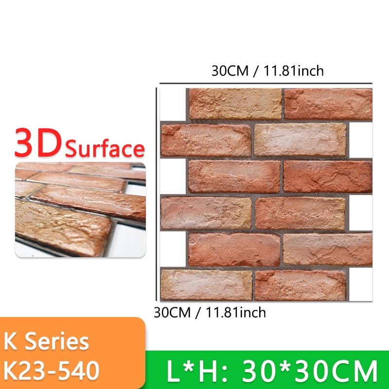 Stick-On 3D Wall Tiles - beumoonshop