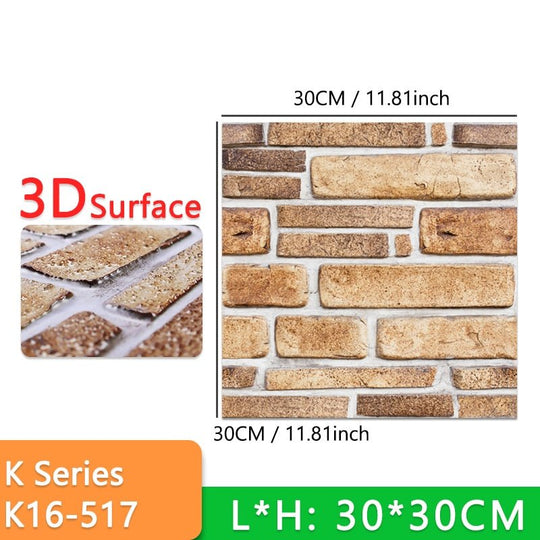 Stick-On 3D Wall Tiles - beumoonshop