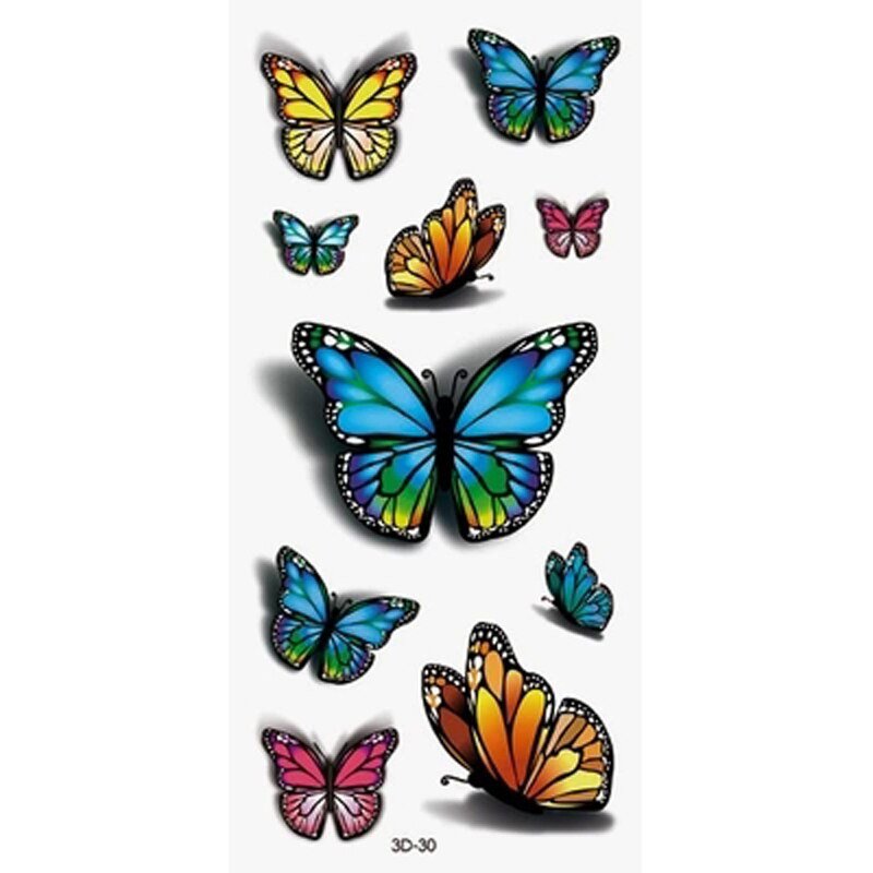 Temporary Tattoos 3D Waterproof - beumoonshop