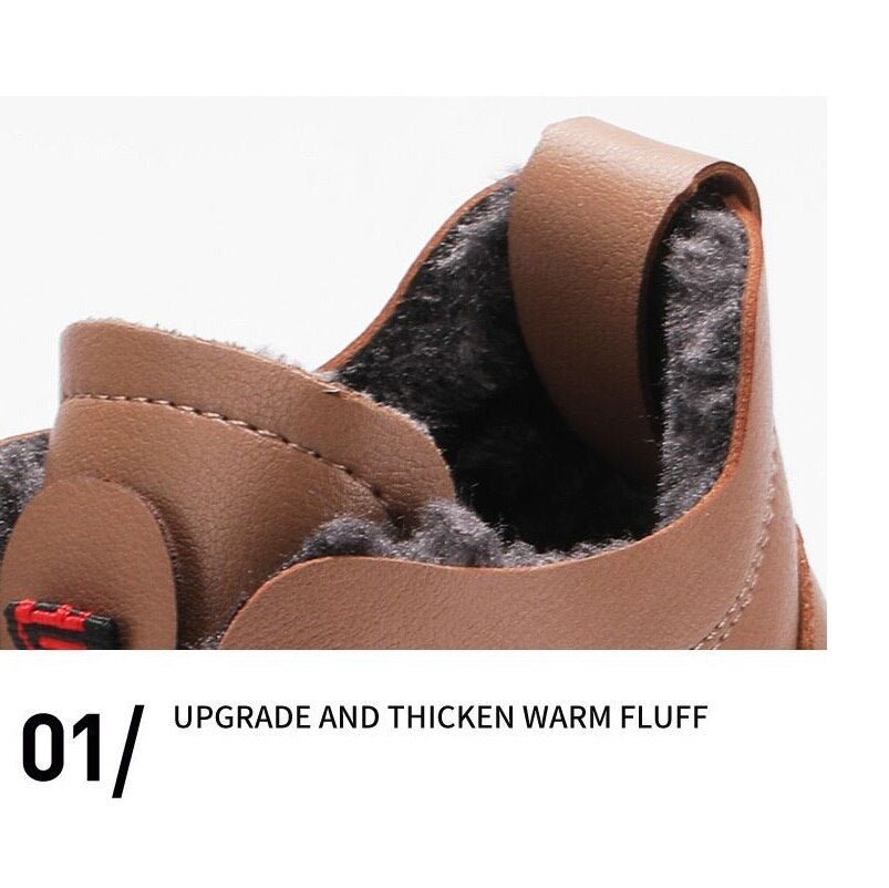 Thick Fur Booties Women's Short Leather - beumoonshop