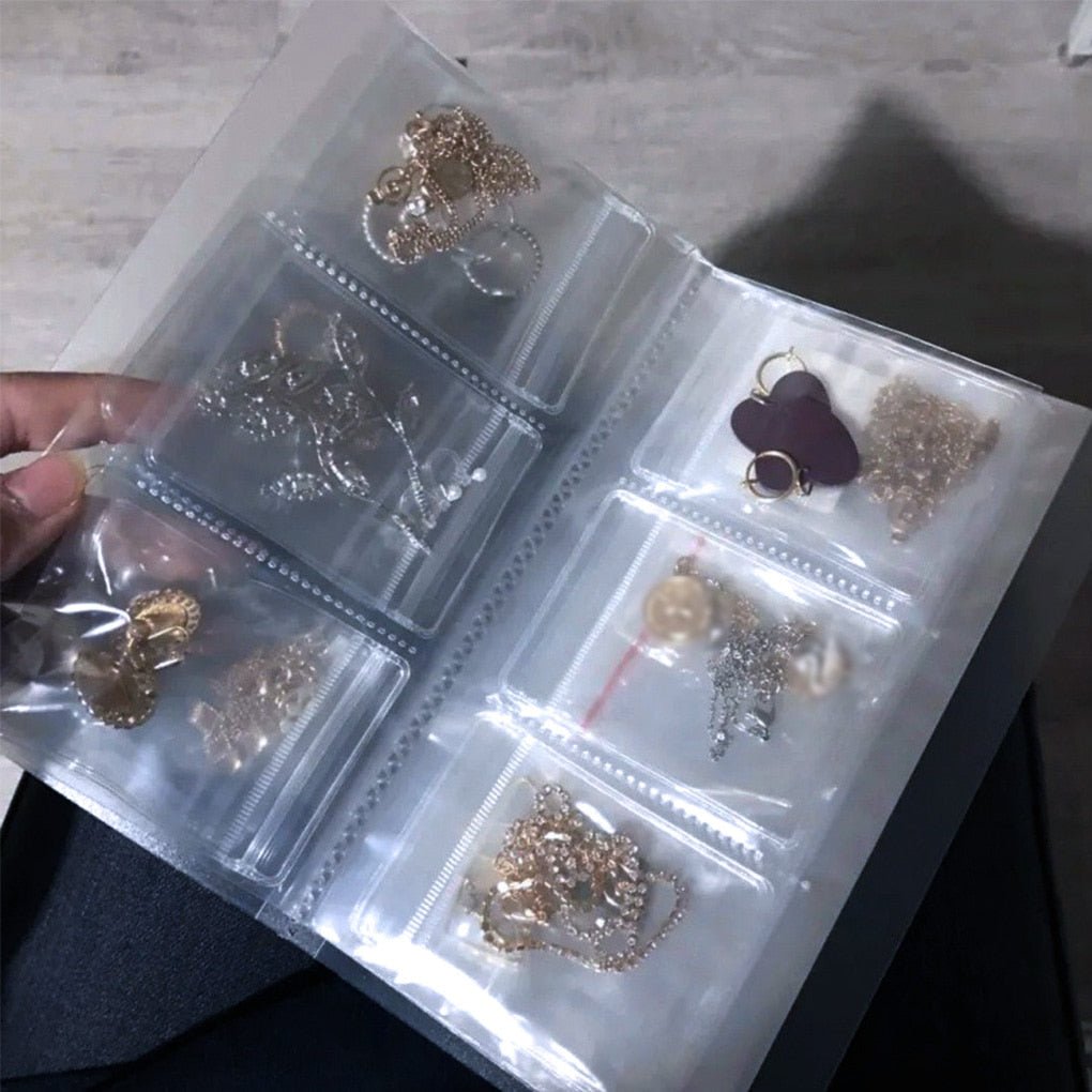 Transparent Jewellery Storage Book Set - beumoonshop