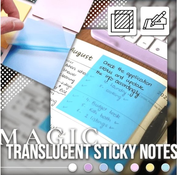 Transparent Sticky Notes - beumoonshop